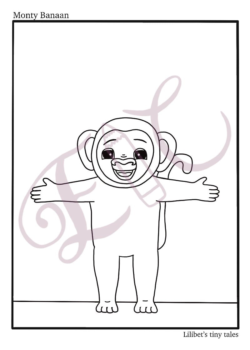 Colouring Bundle Tiny Tales Characters