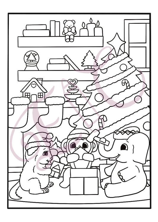 Christmas Colouring Page